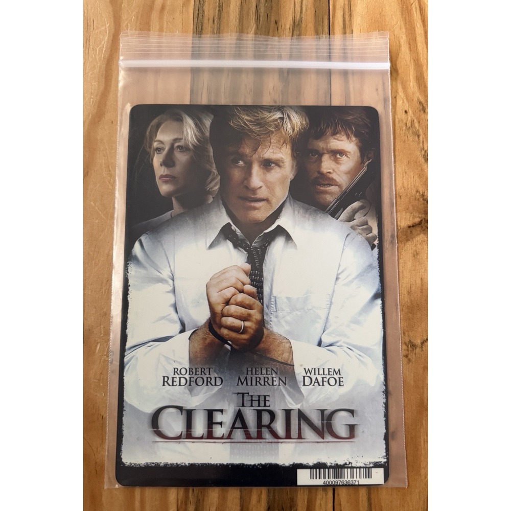 THE CLEARING - BLOCKBUSTER VIDEO BACKER CARD 5"X8"